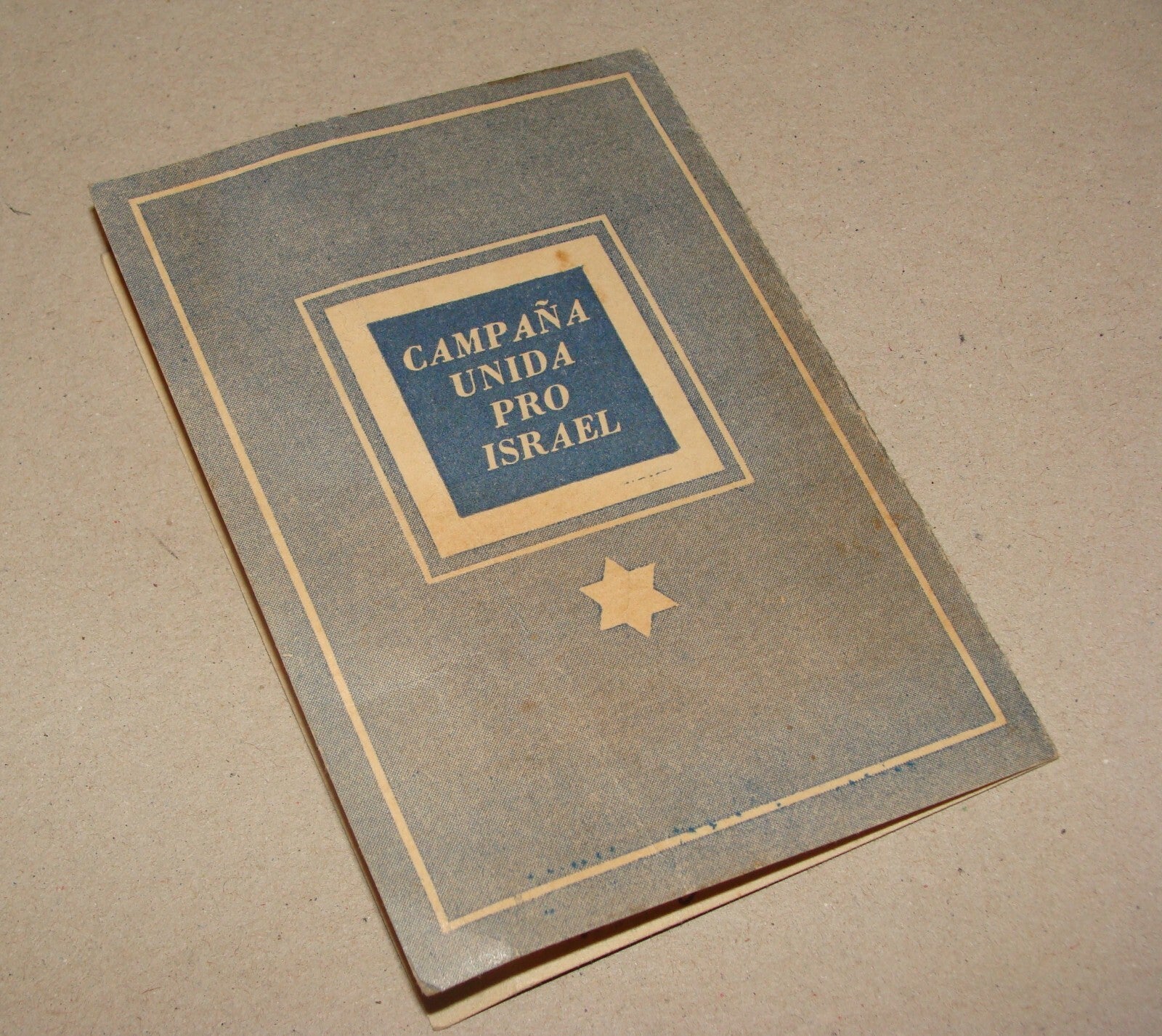 Jewish Zionist 1949-50 Argentina Pro Israel Israeli Certificate Keren Hayesod