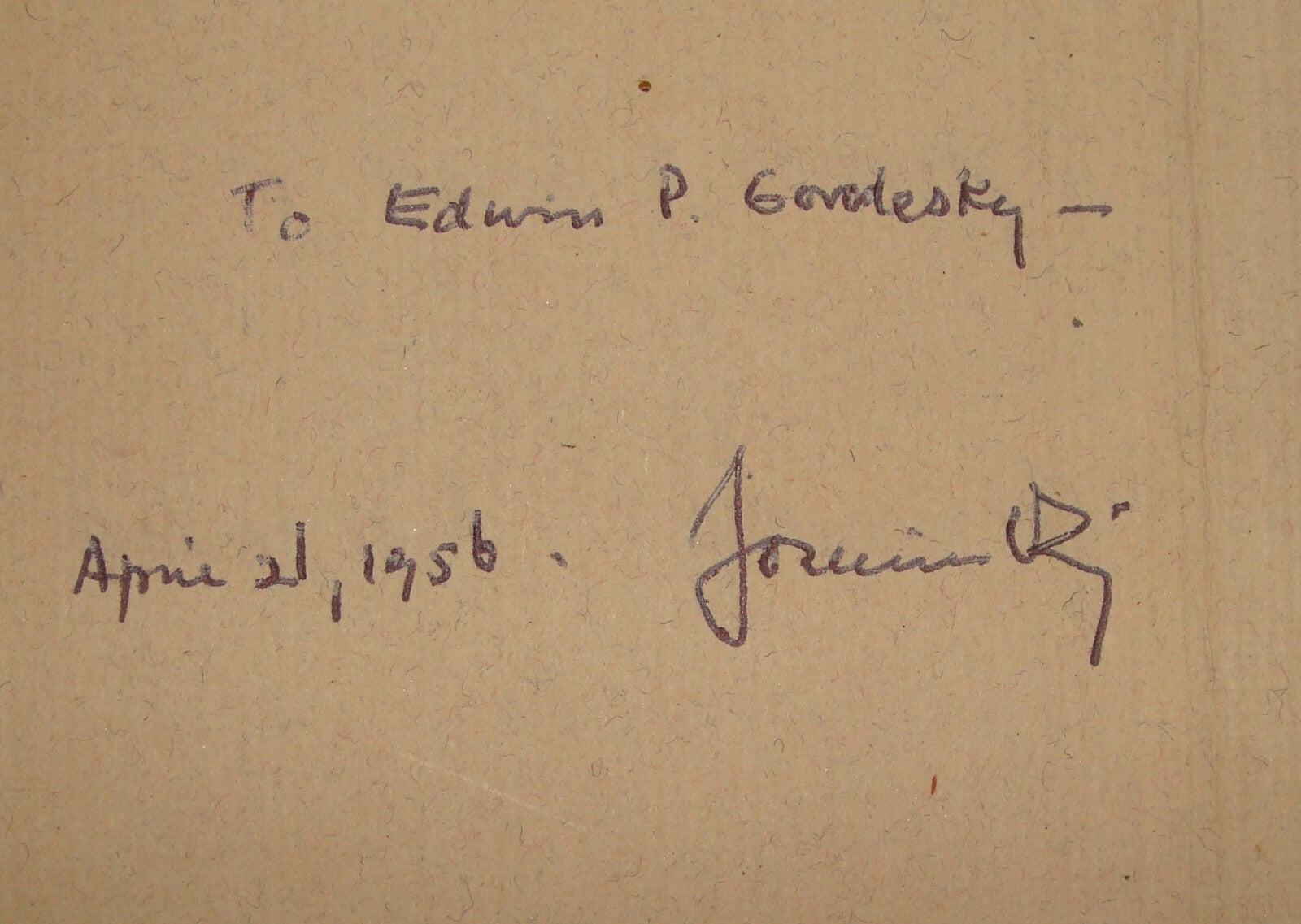 $ Book Jewish American Judaica Rabbi Joachim Prinz SIGNED Sabbath Prayer German