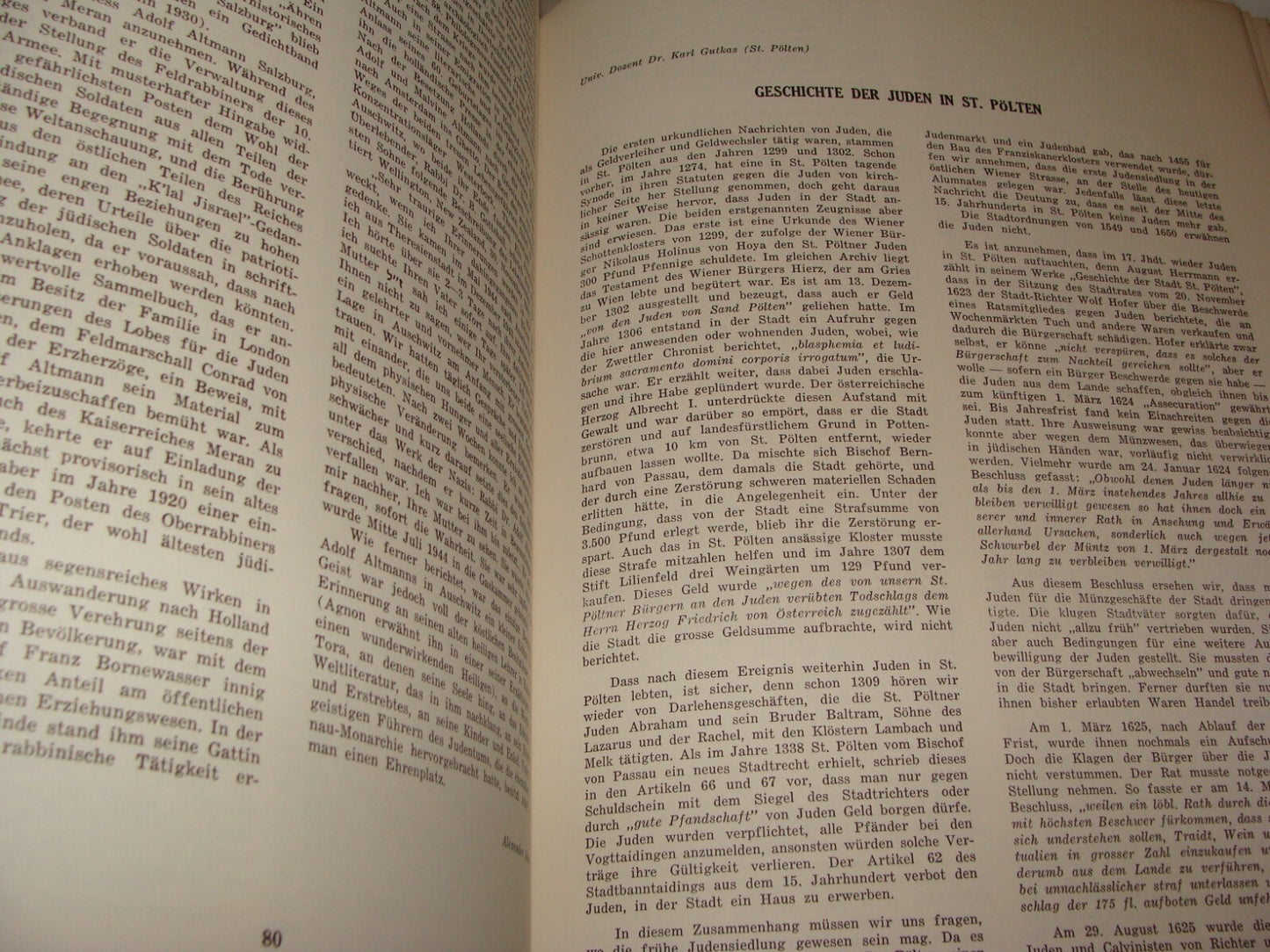 Book Jewish Judaica Austria Jews History 1971 In German Photos