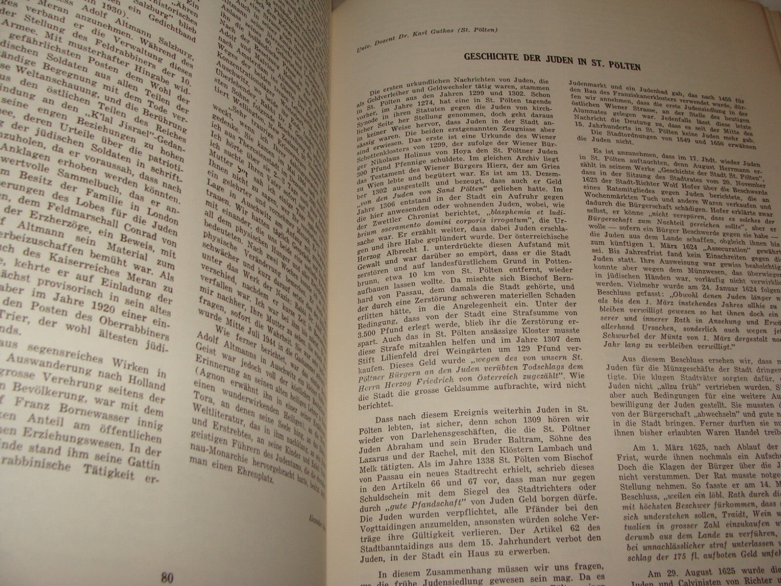 Book Jewish Judaica Austria Jews History 1971 In German Photos