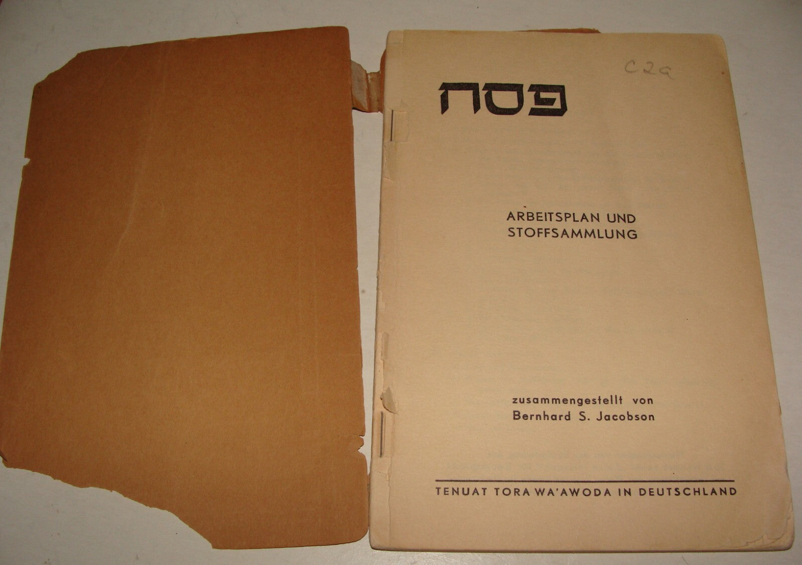 Germany Book Jewish Judaica 1936 Passover Pesach Zionist Youth Torah German