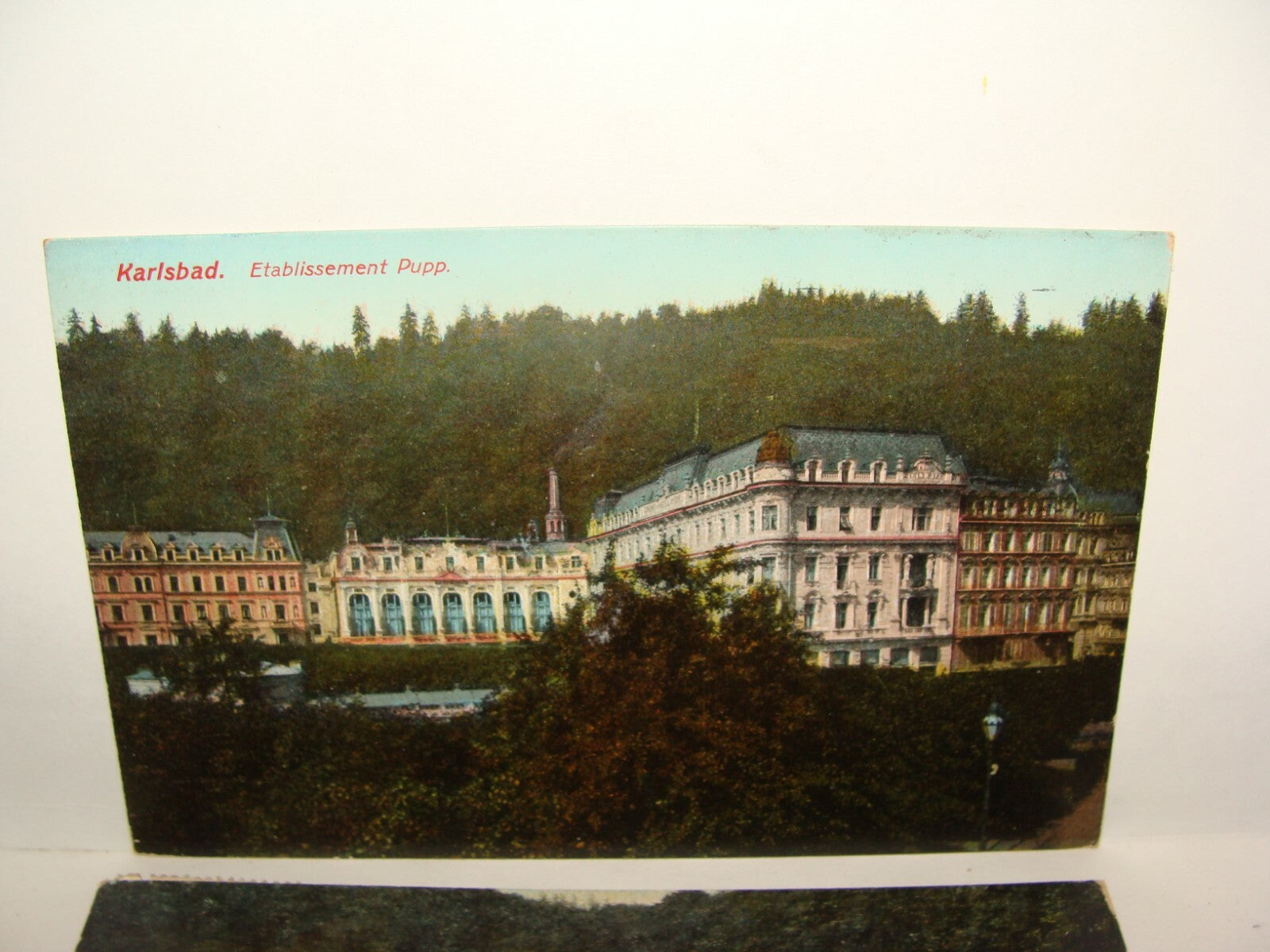 Germany Photo Jewish Card 1911 Austria Hungary KARLSBAD Postcard Judaica New