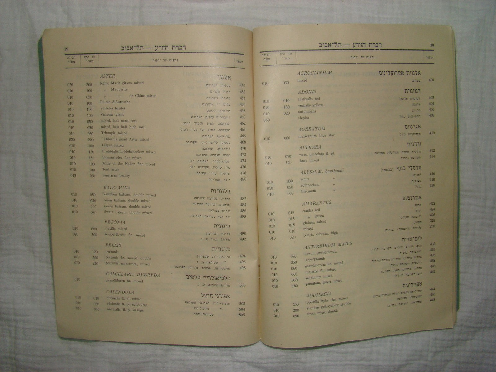 Book Jewish hebrew 1938 palestine eretz israel Hazorea Company Agriculture