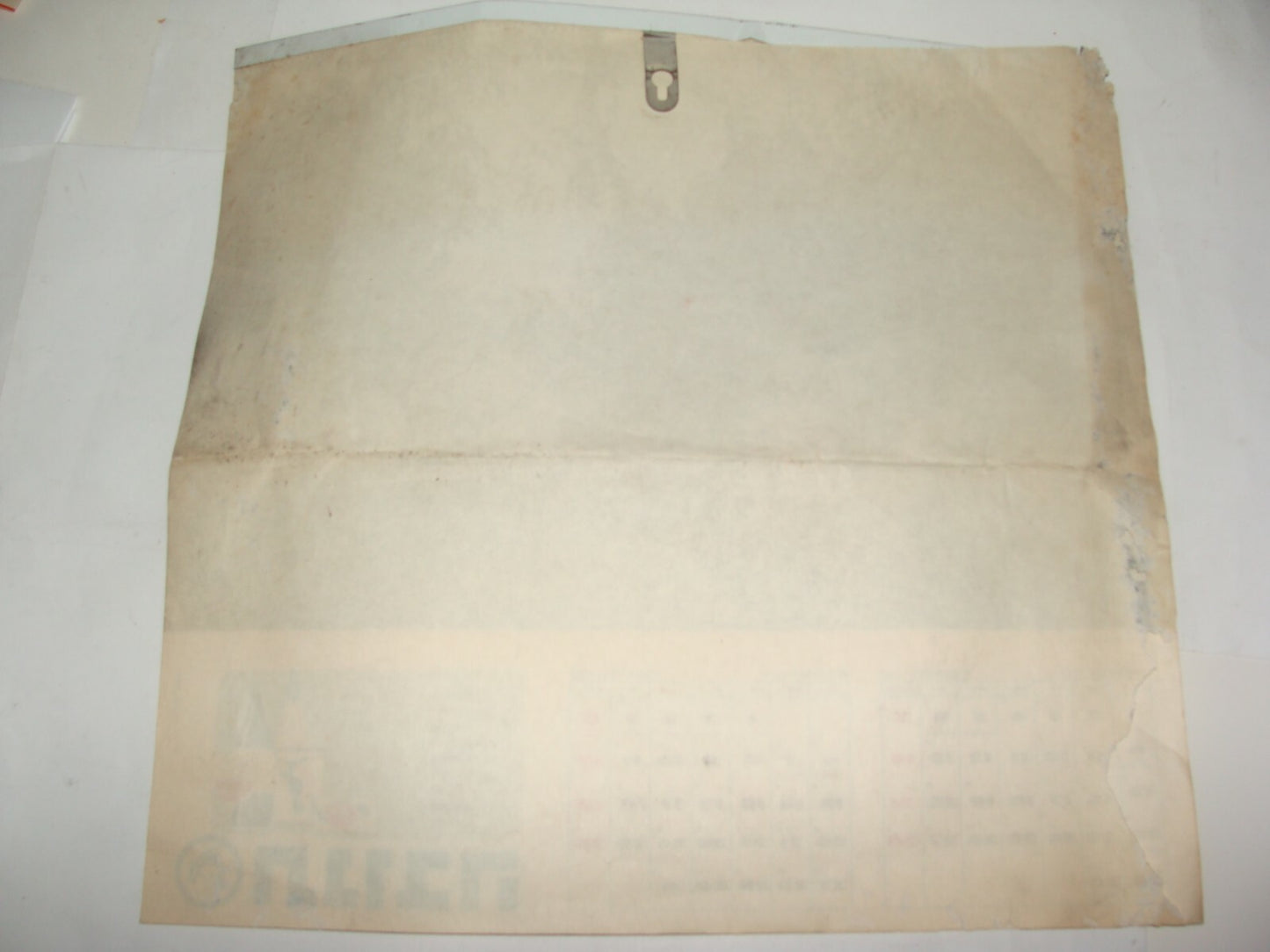 Jewish Israel Israeli Vintage 1964 Hebrew Food Company Dairy TNUVA Calendar