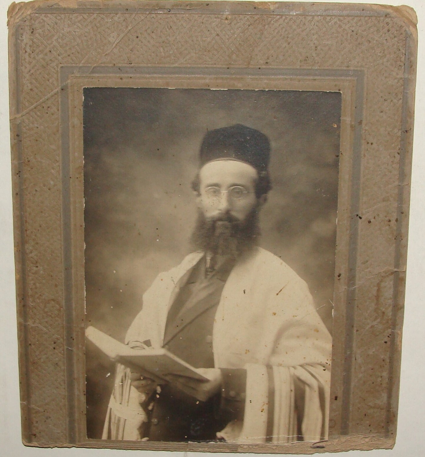 Photo Jewish Judaica Antique Orthodox Rabbi Origin Unknown
