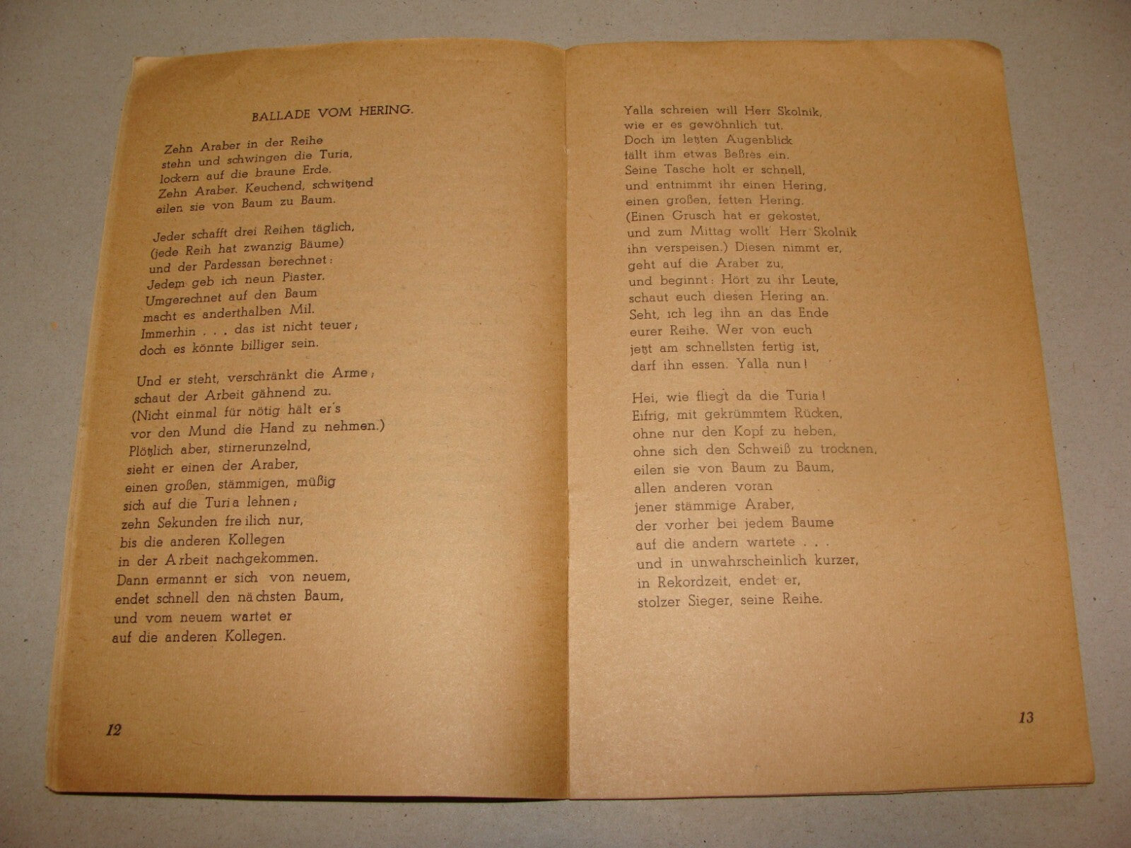 Jewish 1944 Zionist Palestine Israel Songs German HANS ROSENTHAL Agriculture