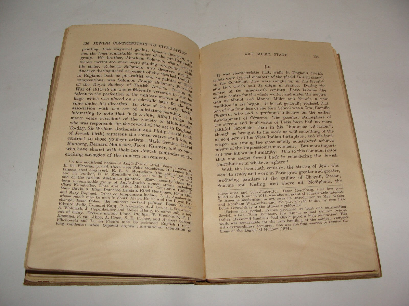 Judaica Jewish Contribution To Civilisation Cecil Roth UK Leeds Bnai Brith 1943