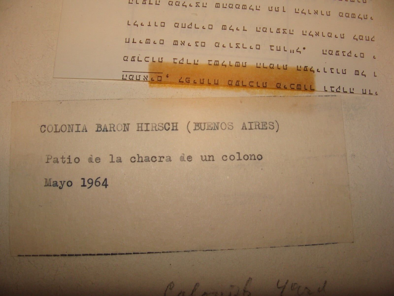 Photo Jewish 1964 Argentina Buenos Aires Colony Baron Hirsch Farm Agriculture