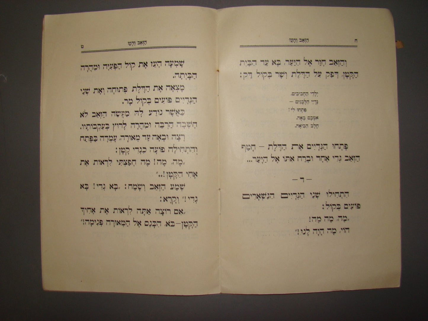 Book Jewish hebrew 1929 palestine israel Levin Kipnis Children Nachum Gutman