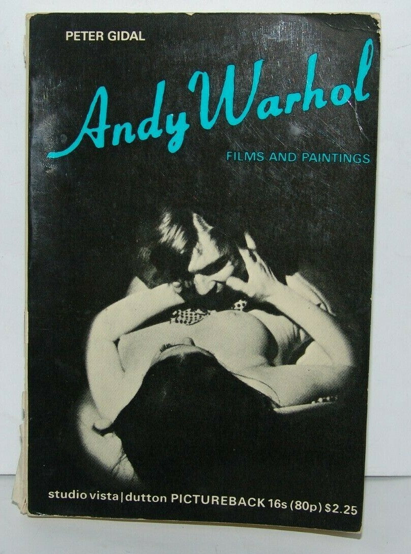 ANDY WARHOL Films and Paintings Book by Peter Gidal Signed footnotes 1971