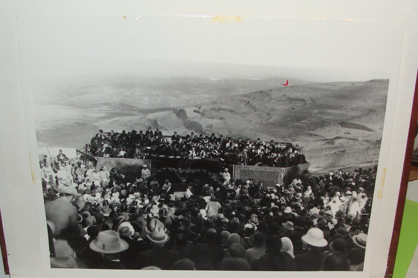 Photo Print Palestine MATSON 1925 Israel Jewish Hebrew University Opening