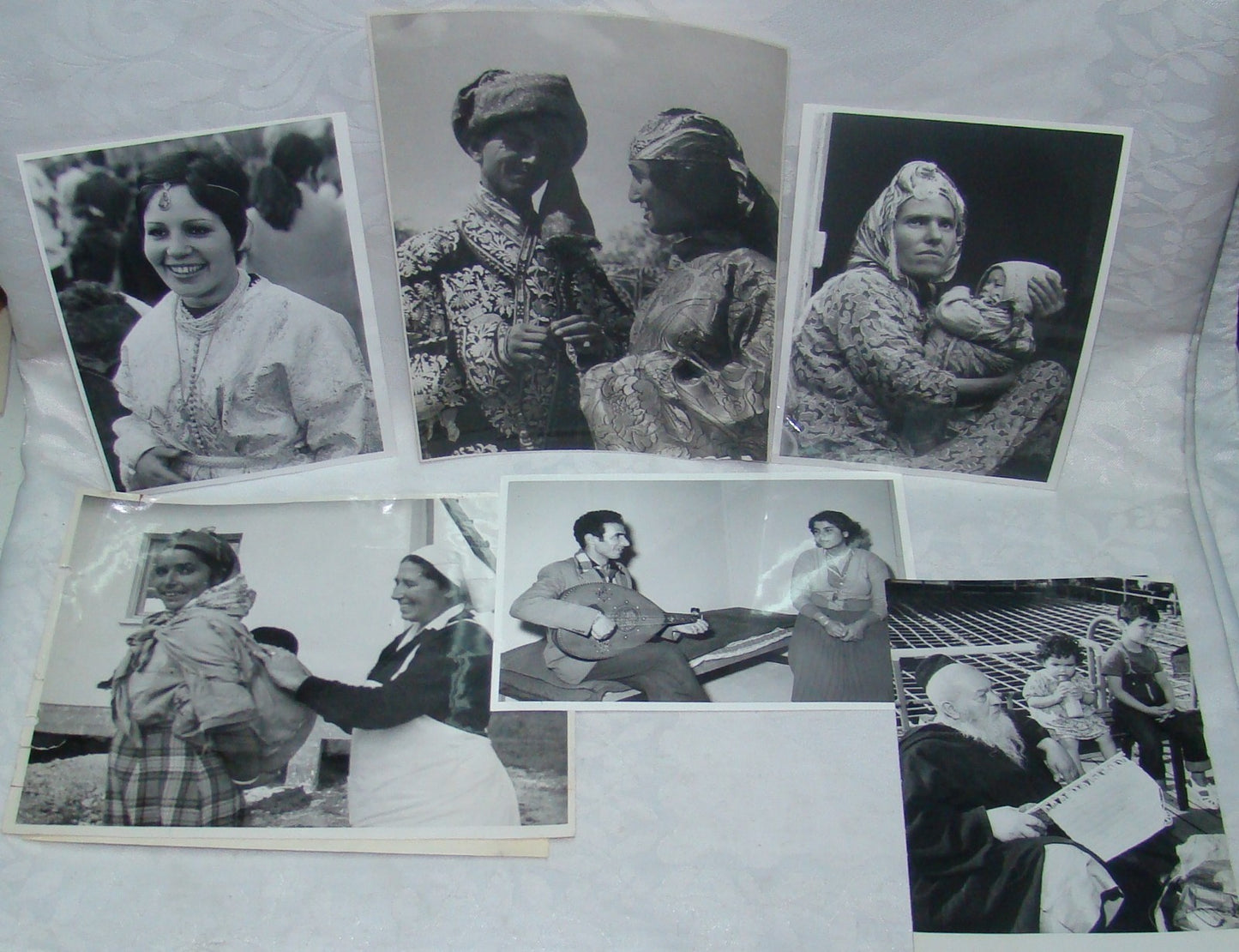 Photo Jewish Keren Hayesod Judaica Israel Israeli x6 Moroccan Immigrants 1950s