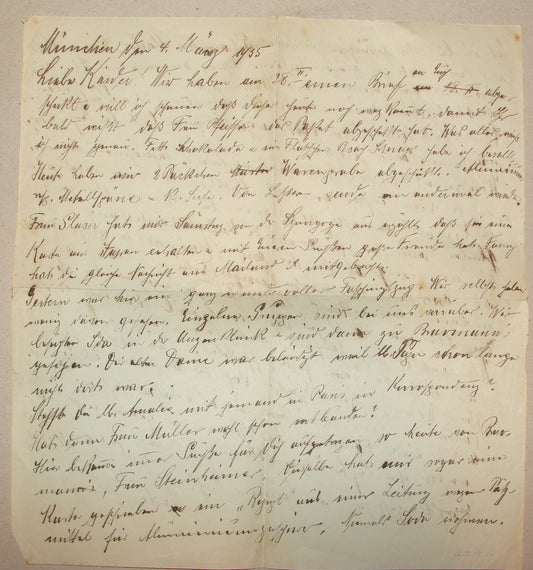 Germany Letter Jewish Judaica 1935 German   Mannheim