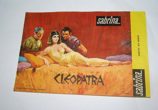 SABRINA clothing company ad CLEOPATRA Elizabeth Taylor poster