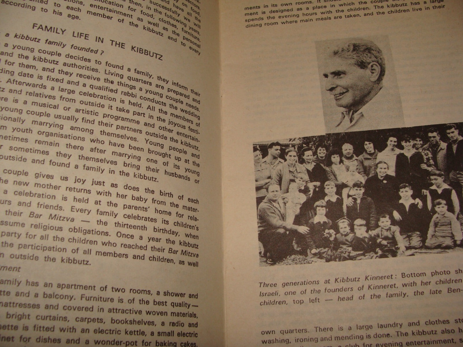 Booklet Jewish Judaica 1977 Israel Israeli EVERYDAY LIFE IN THE KIBBUTZ Photos