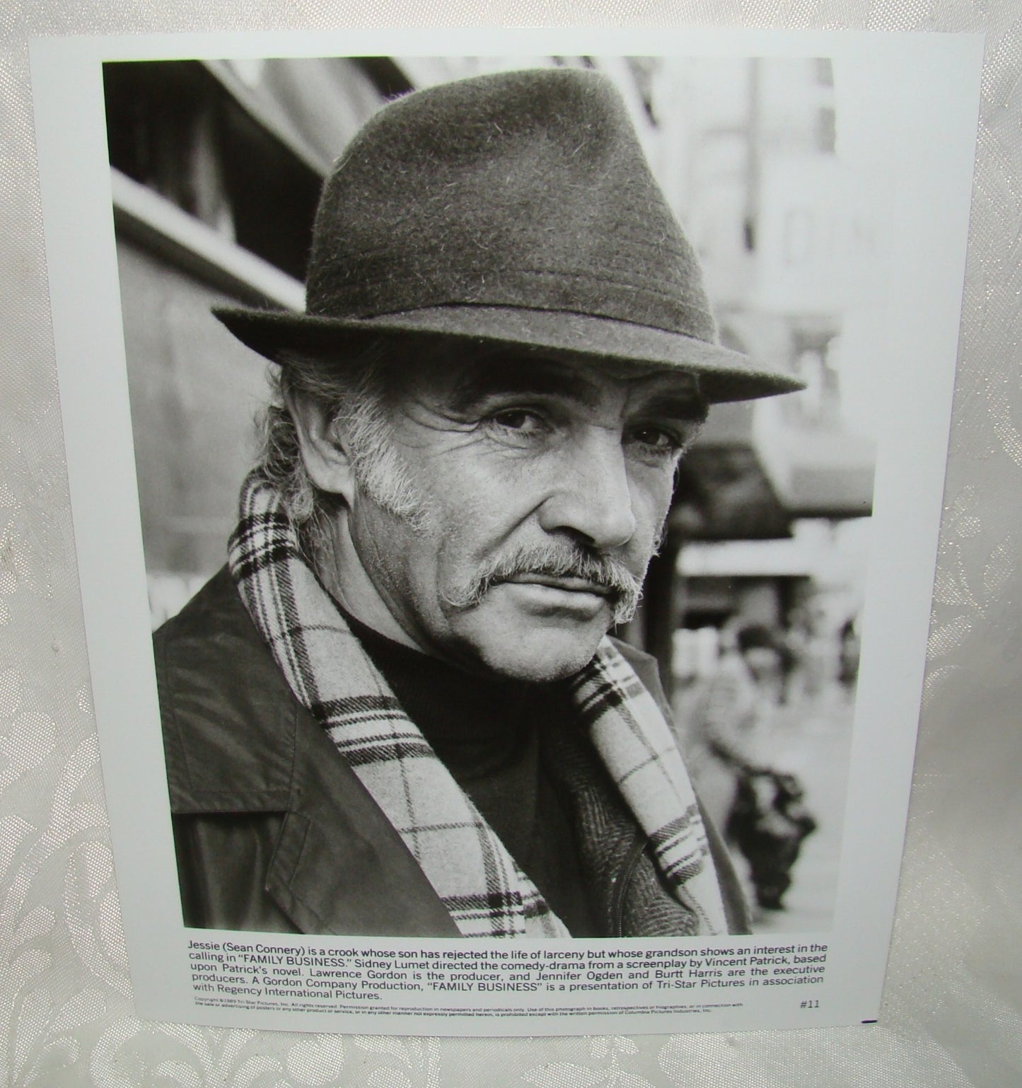 1989 Press Photo Actor Sean Connery Family Business movie