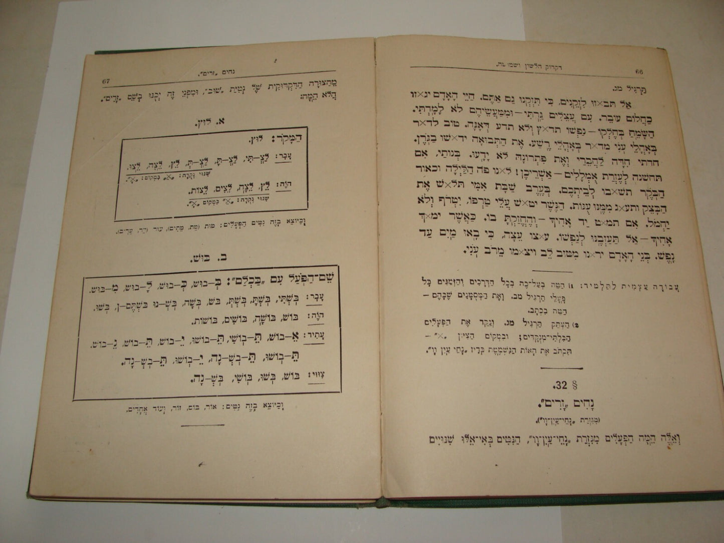 $ Jewish American Judaica 1927 Hebrew Grammar Study Edition for Students