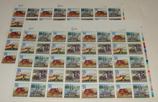 1988 United States Universal Postal Congress Stamp Sheet x2 MNH