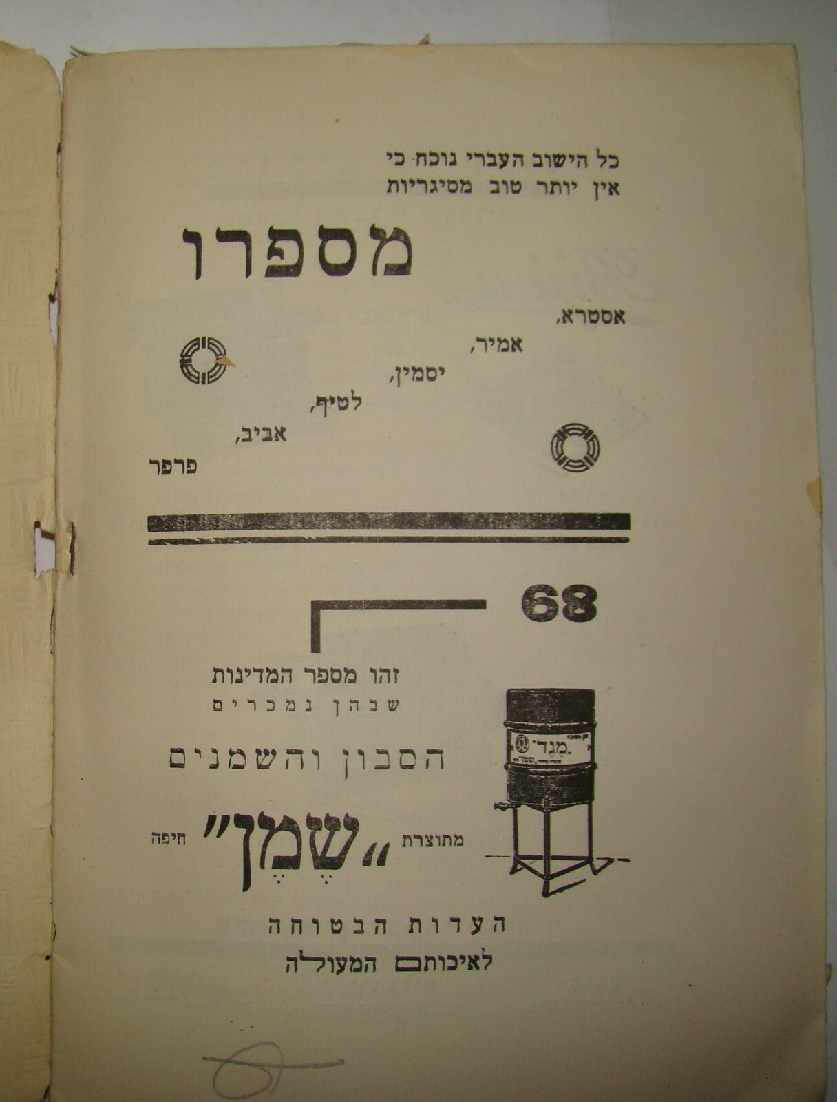 Booklet Palestine Jewish Hebrew Israel Zionist BETAR BEITAR ביתר קלוזנר 1933