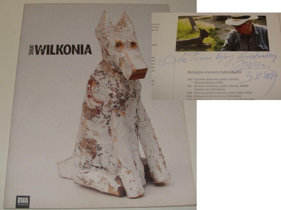 JOZEF WILKON * SIGNED SIGNATURE * SWIAT WILKONIA Polish Poland Art Booklet