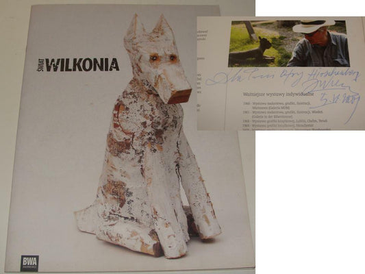 JOZEF WILKON * SIGNED SIGNATURE * SWIAT WILKONIA Polish Poland Art Booklet