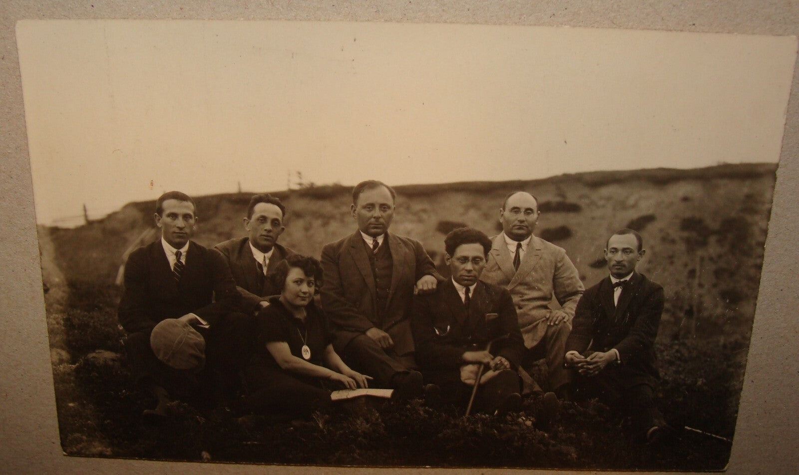 Photo Jewish Card Judaica 1926 Poland Zelwa Postcard Hebrew Writing