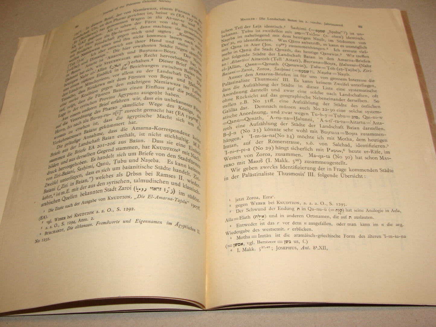 $ Journal Palestine 1929 Israel Oriental Society x2 Jewish Judaica