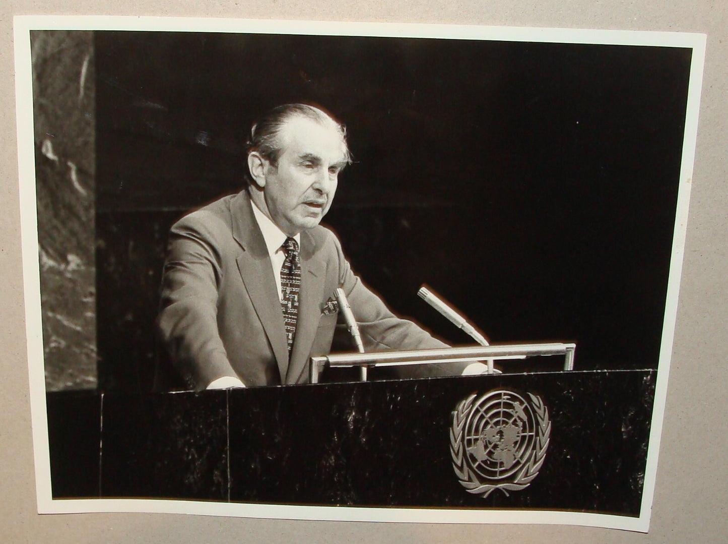 Pol Photo Jewish Ad 1978 Israel Israeli President Chaim Herzog UN Ambassador