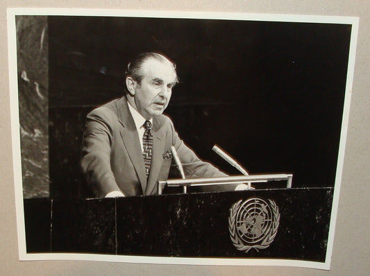 Pol Photo Jewish Ad 1978 Israel Israeli President Chaim Herzog UN Ambassador