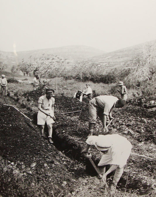 Photo Print Palestine MATSON , 1930s Israel Jewish Hebrew Settlement Pioneers