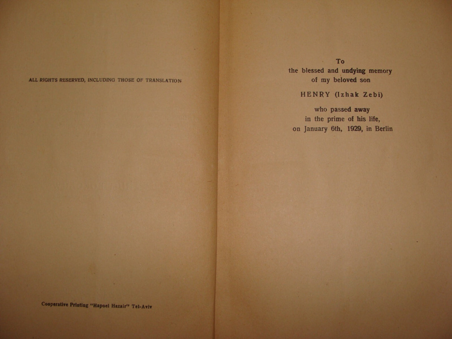 Book Jewish Judaica Hibbath Zion The Love For Zion By Sokolow Nahum Zionist 1934