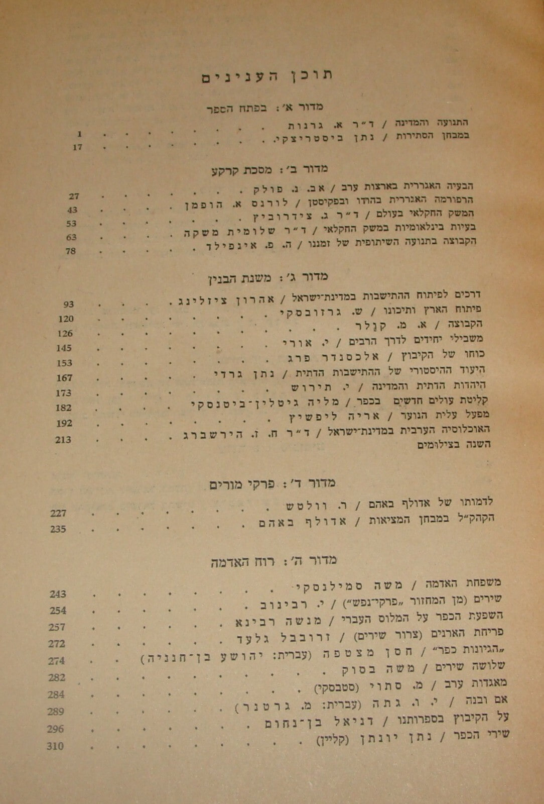 Book Jewish 1950 Judaica National Fund Zionist Hebrew Agriculture Photo Art