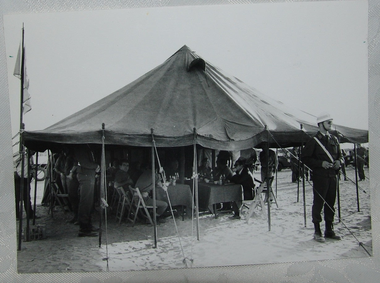 Israel Army Egypt Yom Kippur War 1974 Talks KM.101 Press Photo IDF Military
