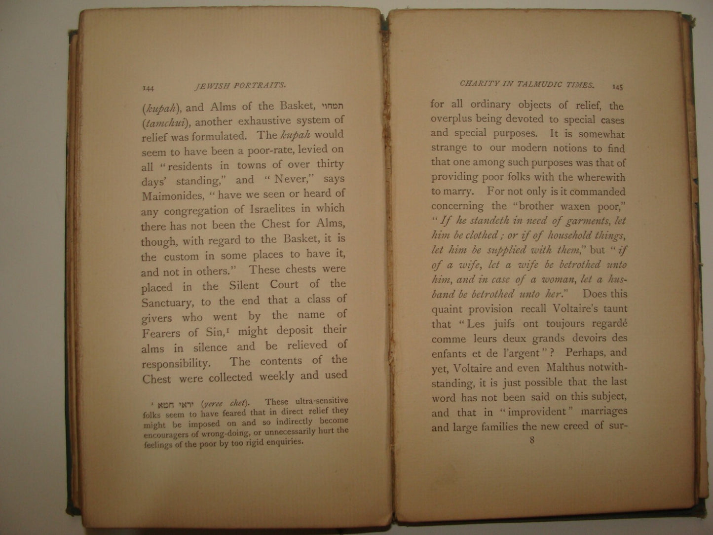 Ad Jewish Judaica Antique 1888 Portraits By Lady Magnus London History 1st