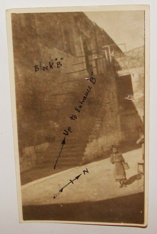 Pol Photo Palestine Jewish Judaica 1921 Israel ACRE PRISON For Underground RARE