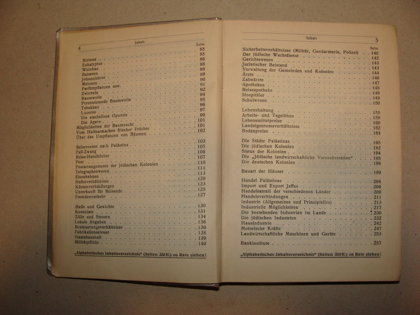 Germany Book Jewish Judaica 1912 Palestine Israel Guide Trietsch German   Map