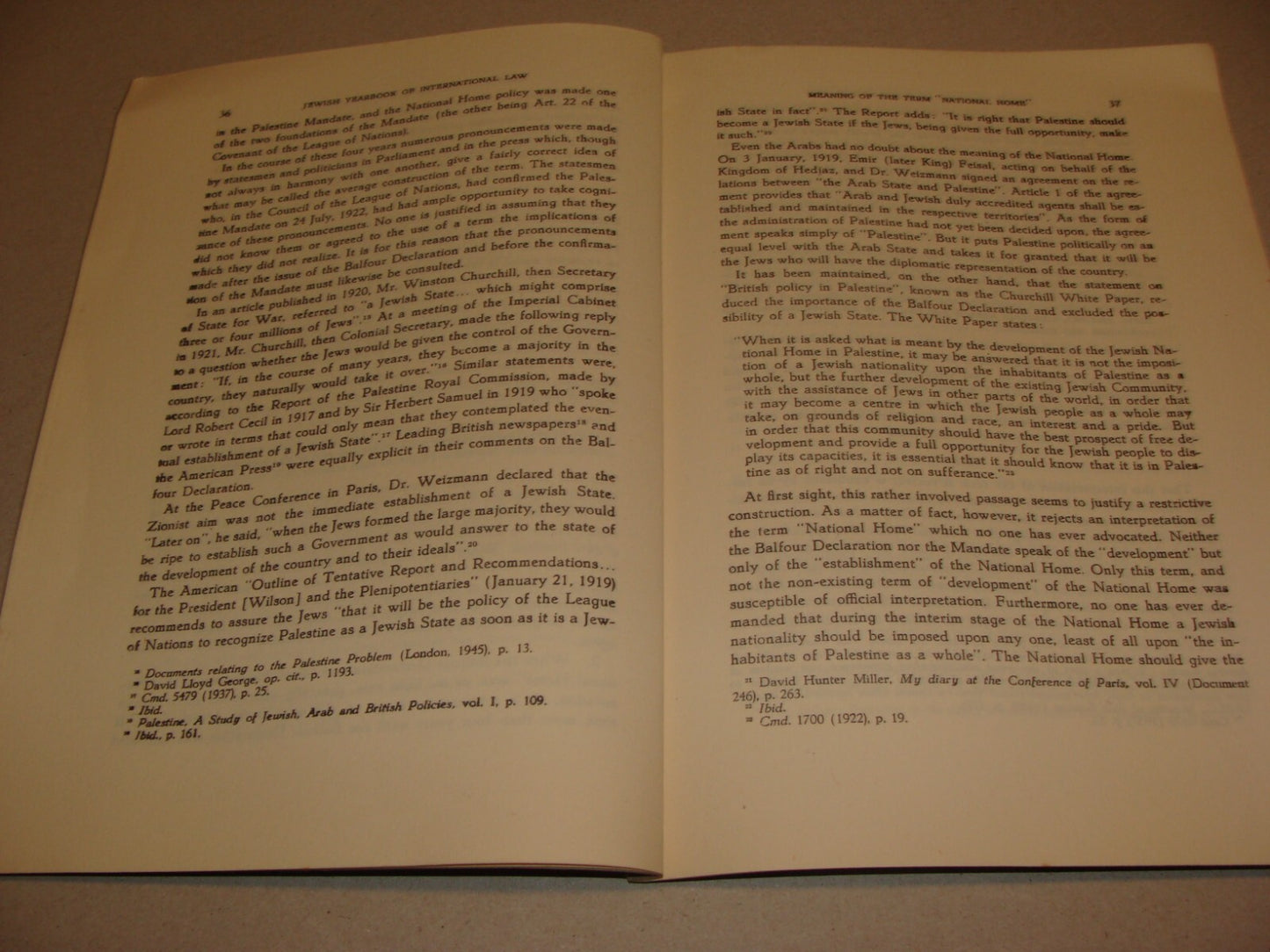 Booklet Palestine 1949 Jewish Israel Zionist NATIONAL HOME By Ernst Frankenstein