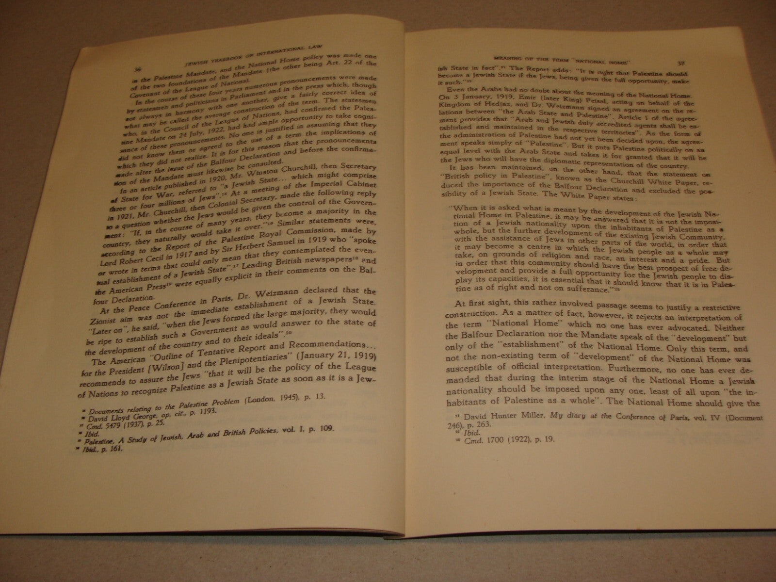 Booklet Palestine 1949 Jewish Israel Zionist NATIONAL HOME By Ernst Frankenstein