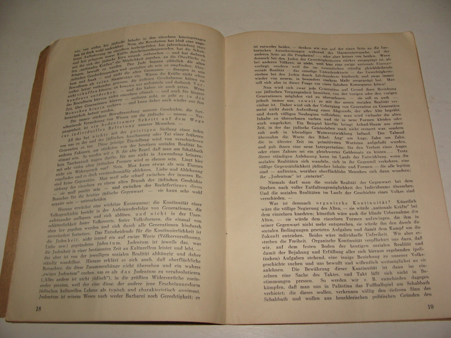 Germany Booklet Jewish RARE 1934 German   Zionist Youth HABONIM NOAR CHALUZI