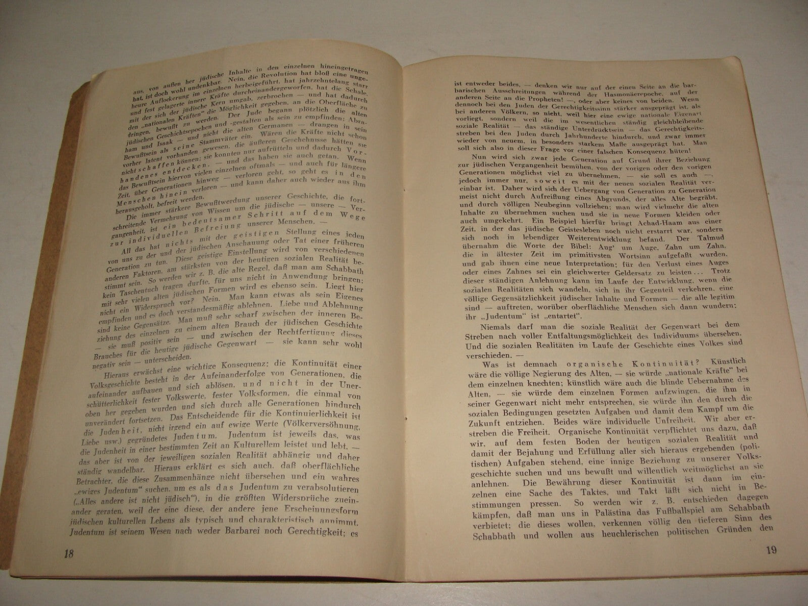 Germany Booklet Jewish RARE 1934 German   Zionist Youth HABONIM NOAR CHALUZI