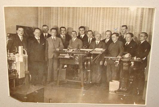 Germany 1931 German Linotype Machine Factory Photo Berlin Mergenthaler