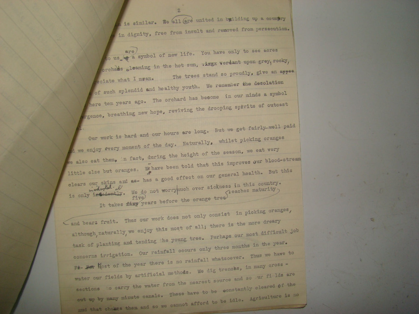 Magazine Palestine 1935 Arab Rights In Problem The Spectator Article Zionist