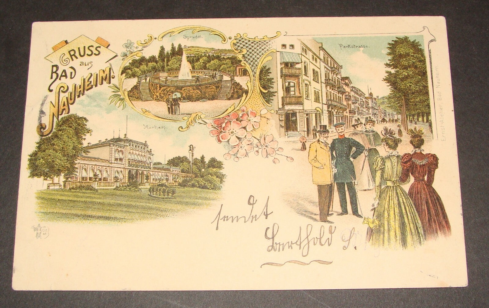 Germany 1897 German Gruss Aus Bad Nauheim Postcard