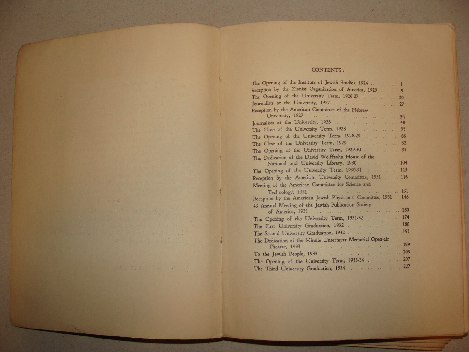 Book Jewish 1936 Palestine Israel Jerusalem Hebrew University Chancellor Magnes