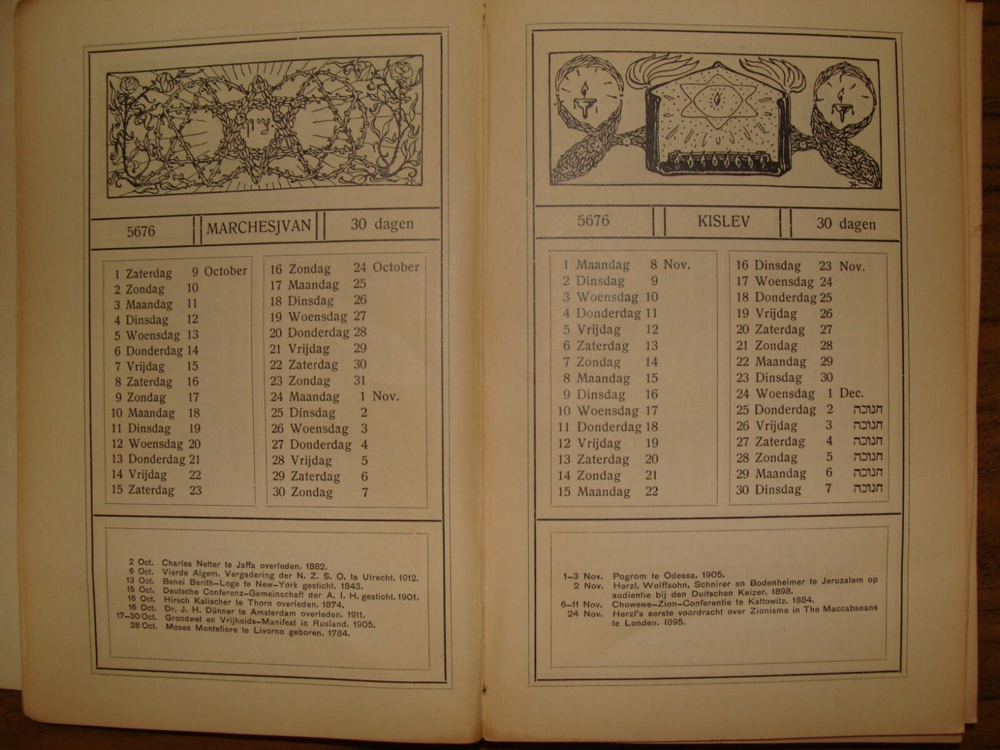 Jewish Judaica 1915 Zionist Student Yearbook Holland Netherlands Dutch Zionism