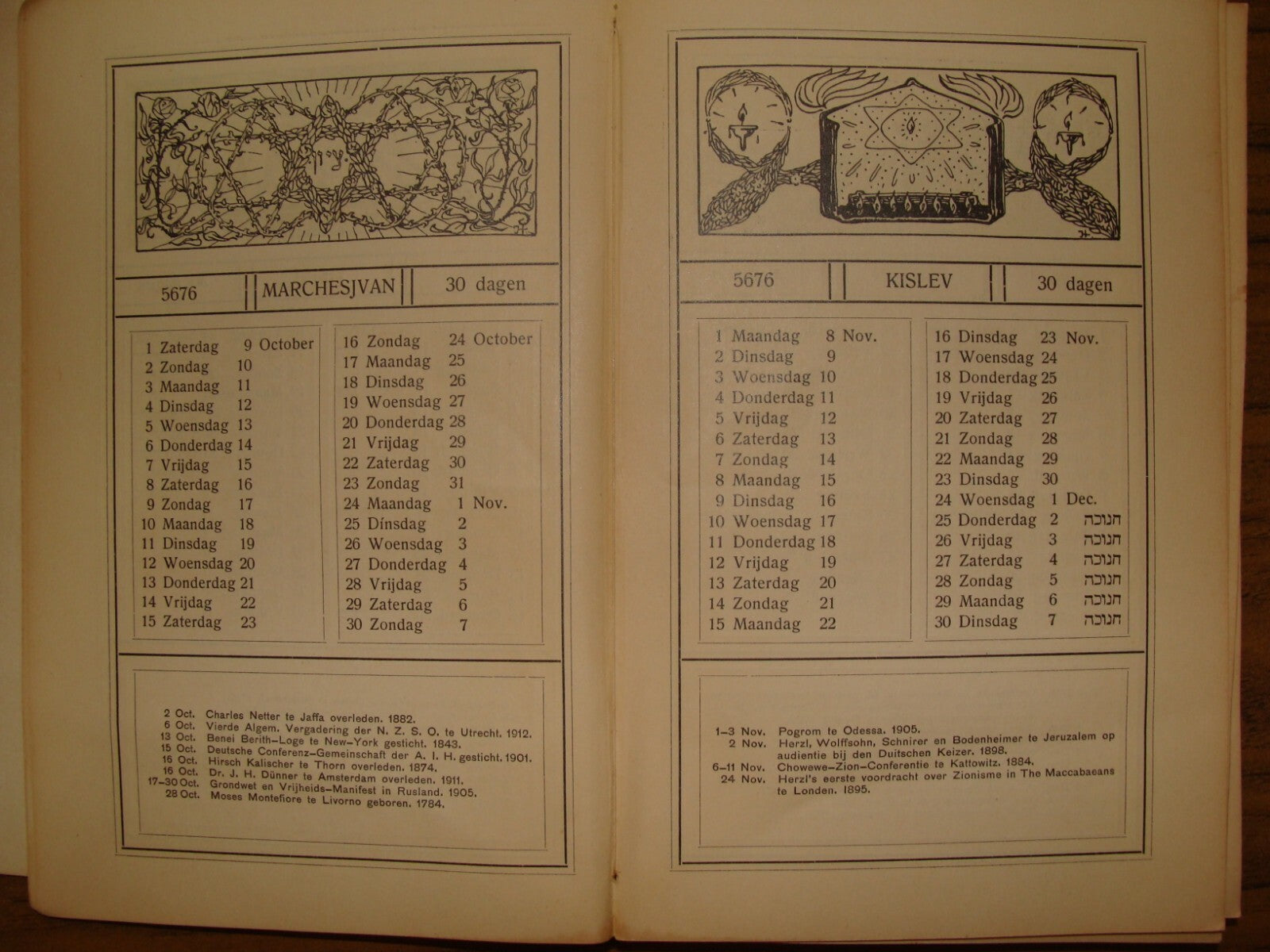 Jewish Judaica 1915 Zionist Student Yearbook Holland Netherlands Dutch Zionism