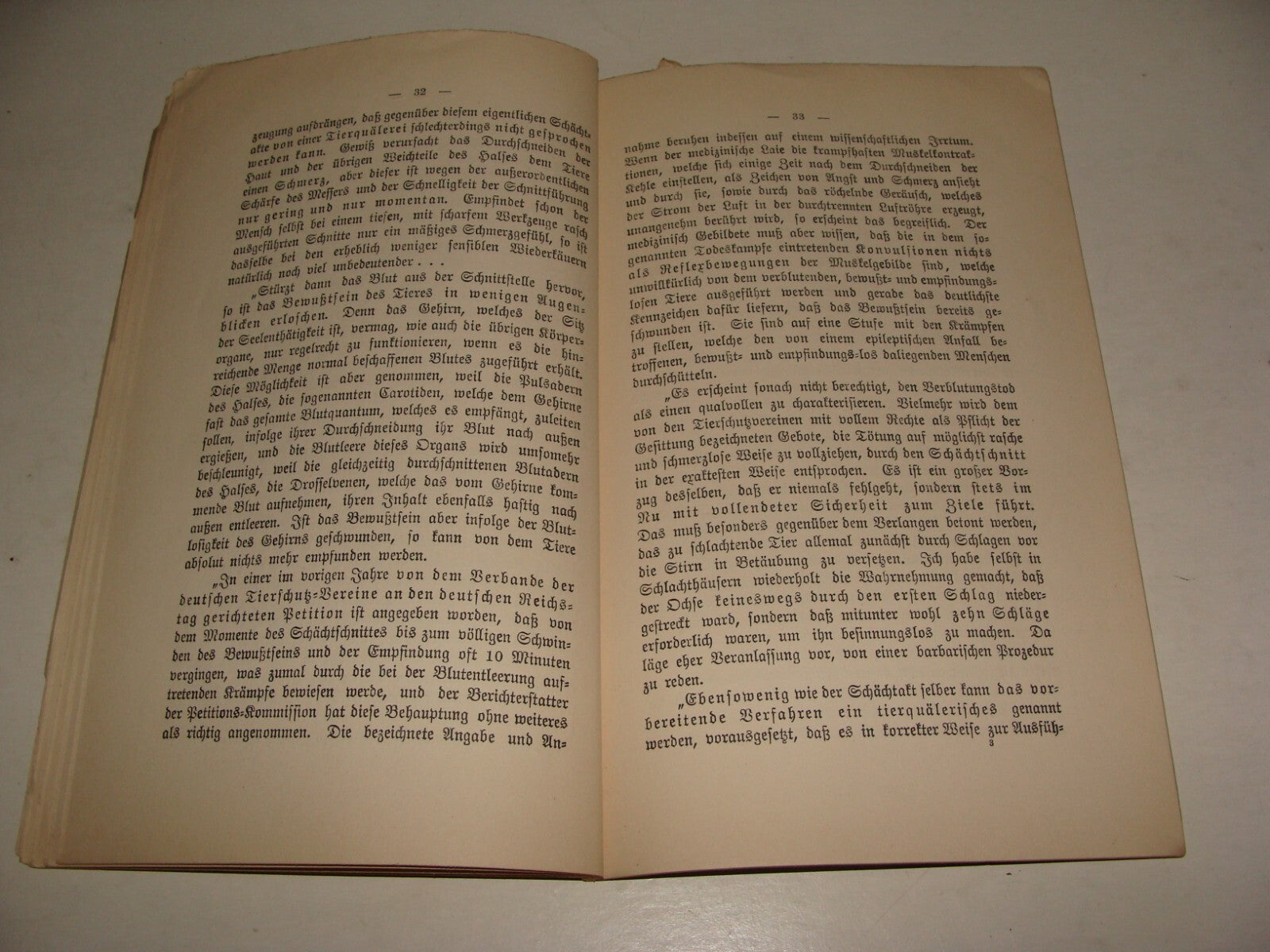Germany RARE Jewish Judaica 1899 German   Shechita Slaughter Ritual Kosher Food