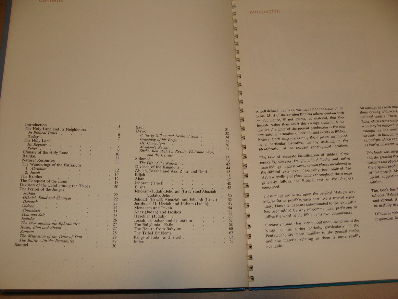 Book Jewish Judaica 1977 JOURNEYS OF THE CHILDREN OF ISRAEL Map Bible Guide