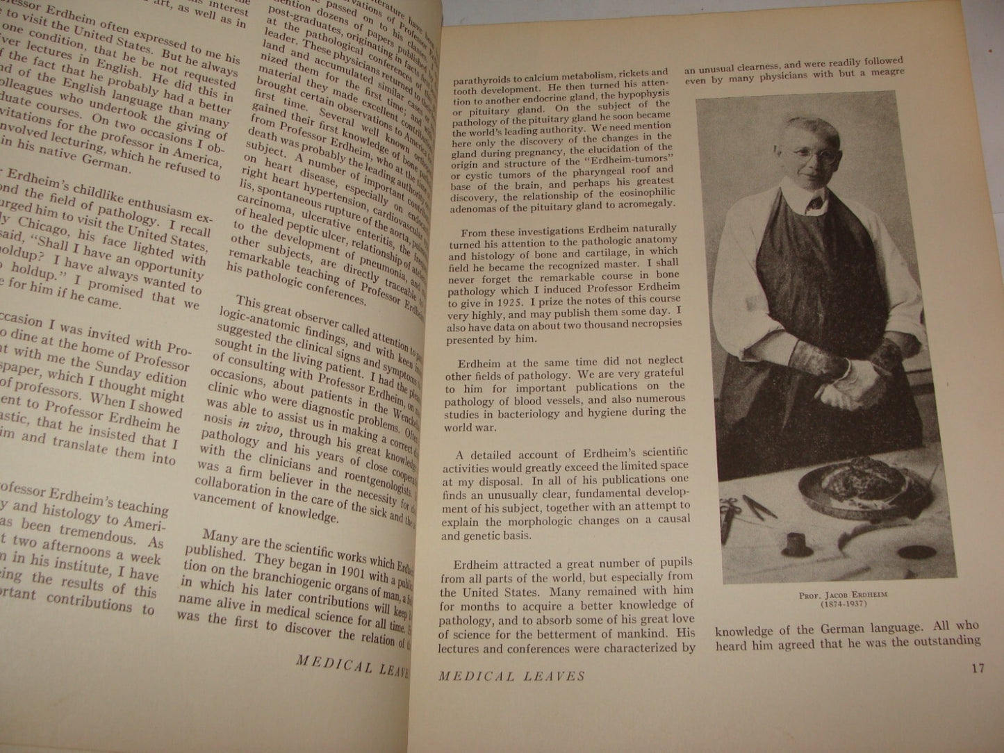 $ Jewish Judaica 1939 MEDICAL LEAVES American Hebrew Hospital Jerusalem