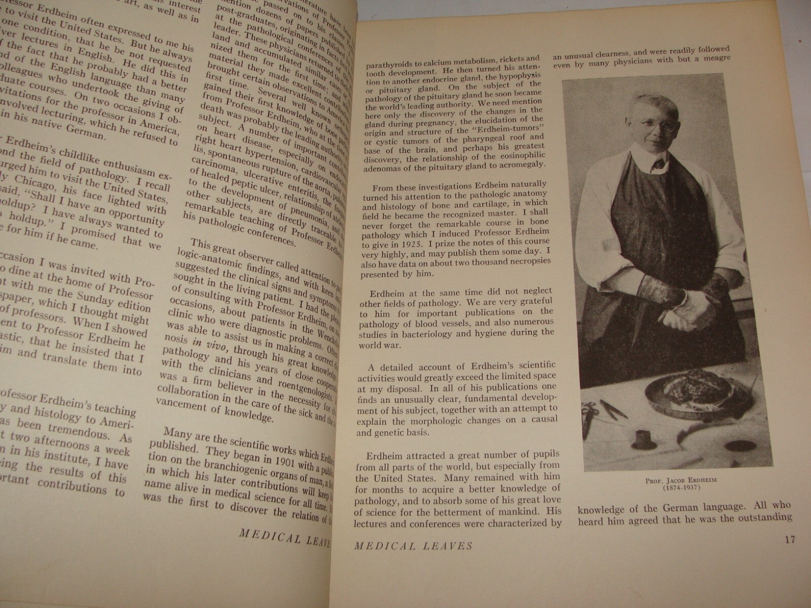 $ Jewish Judaica 1939 MEDICAL LEAVES American Hebrew Hospital Jerusalem